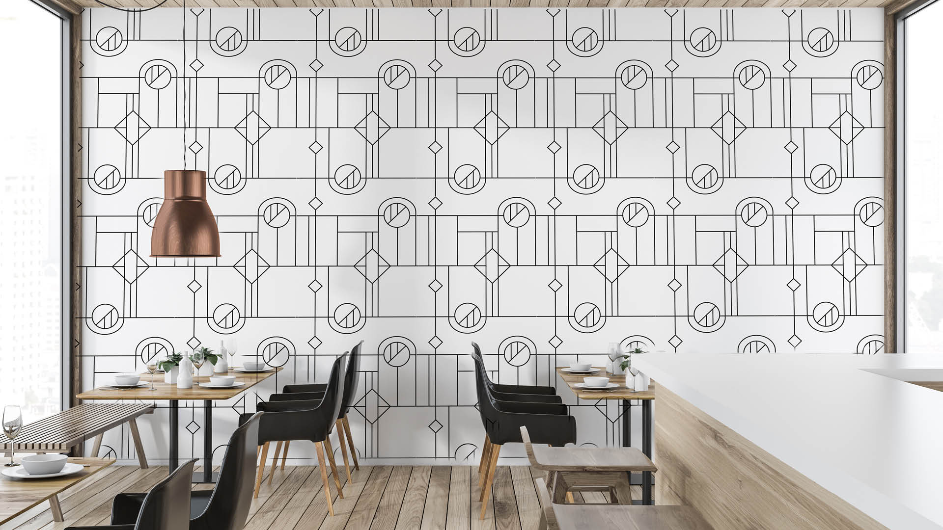 Grafisch ontwerp van visuele identiteit (logo, huisstijl en patronen) voor Boutique Hotel Beekhuizen door grafisch ontwerpbureau studio ddo in Amersfoort