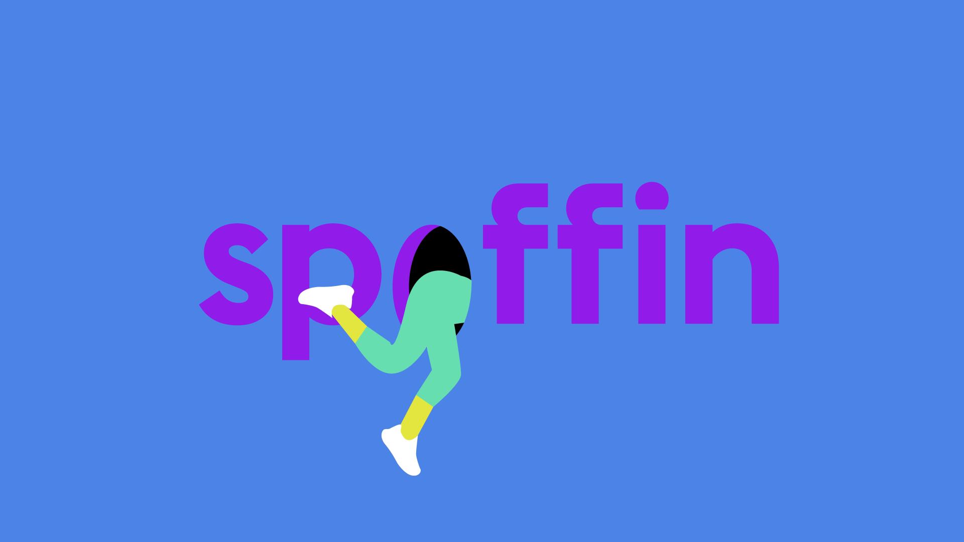 Logo van Spoffin Street Arts Festival, ontworpen door grafisch ontwerpbureau studio ddo in Amersfoort